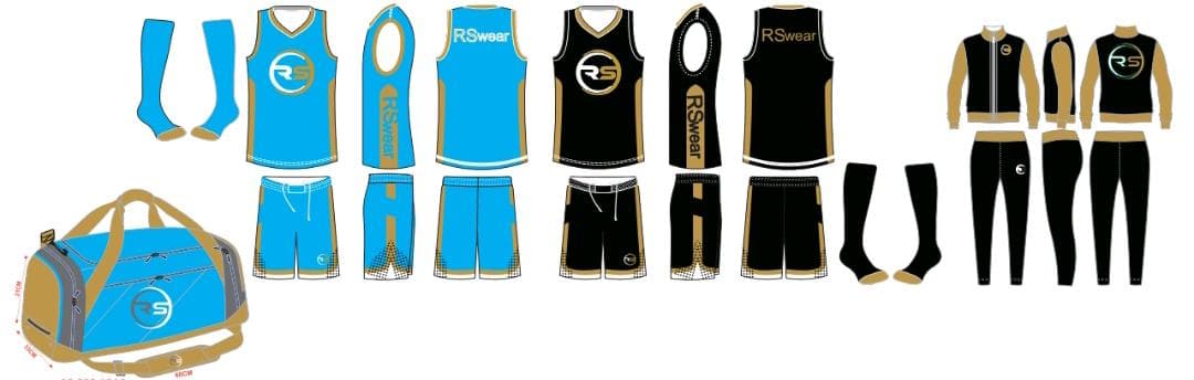 Basketball bundle reference for Two uniforms / Embroidery