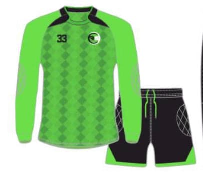 Soccer long sleeve set reference; Adult and Youth options are not distinguished by the image